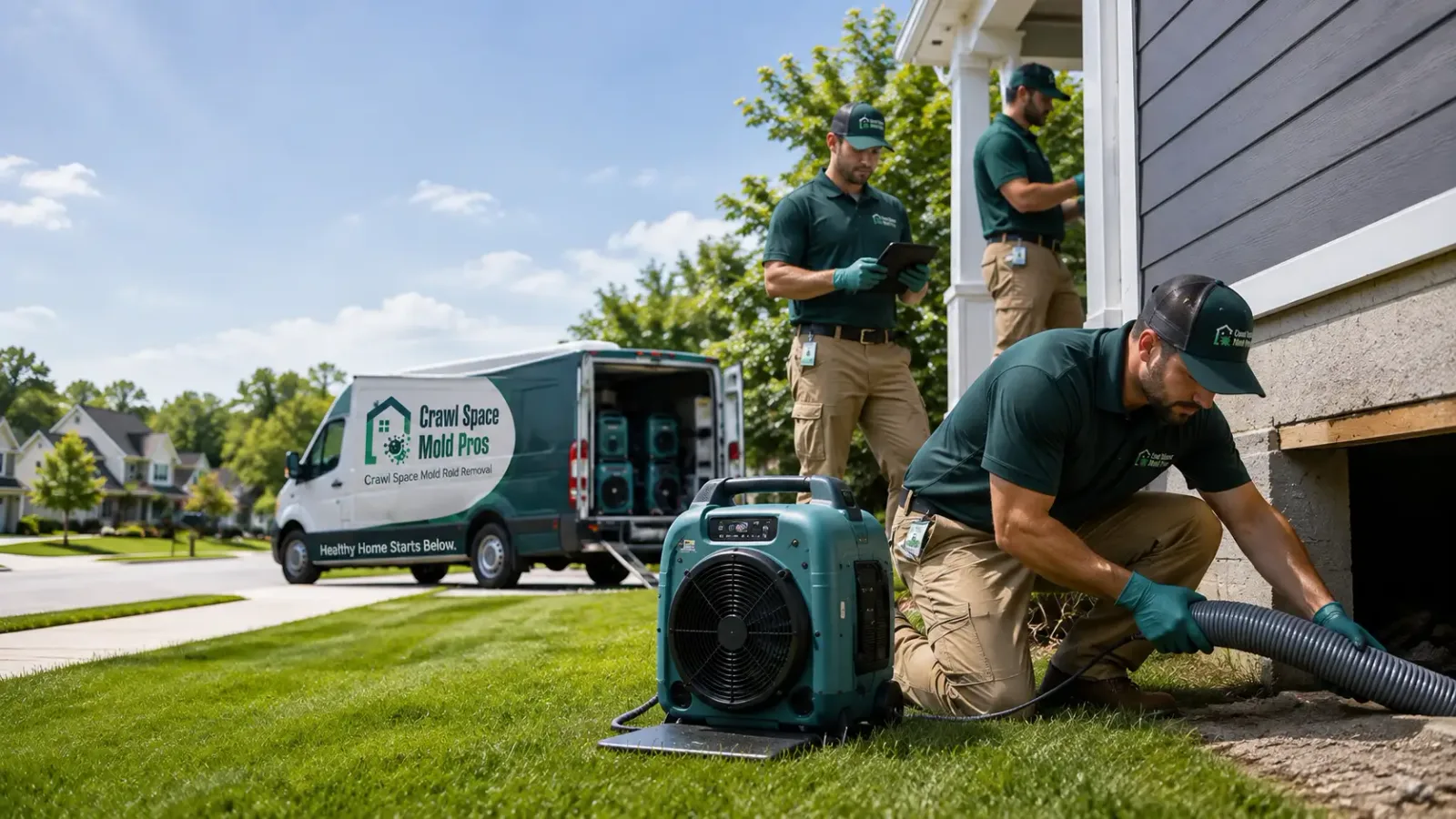 Crawl Space Mold Removal in Coloma, WI
